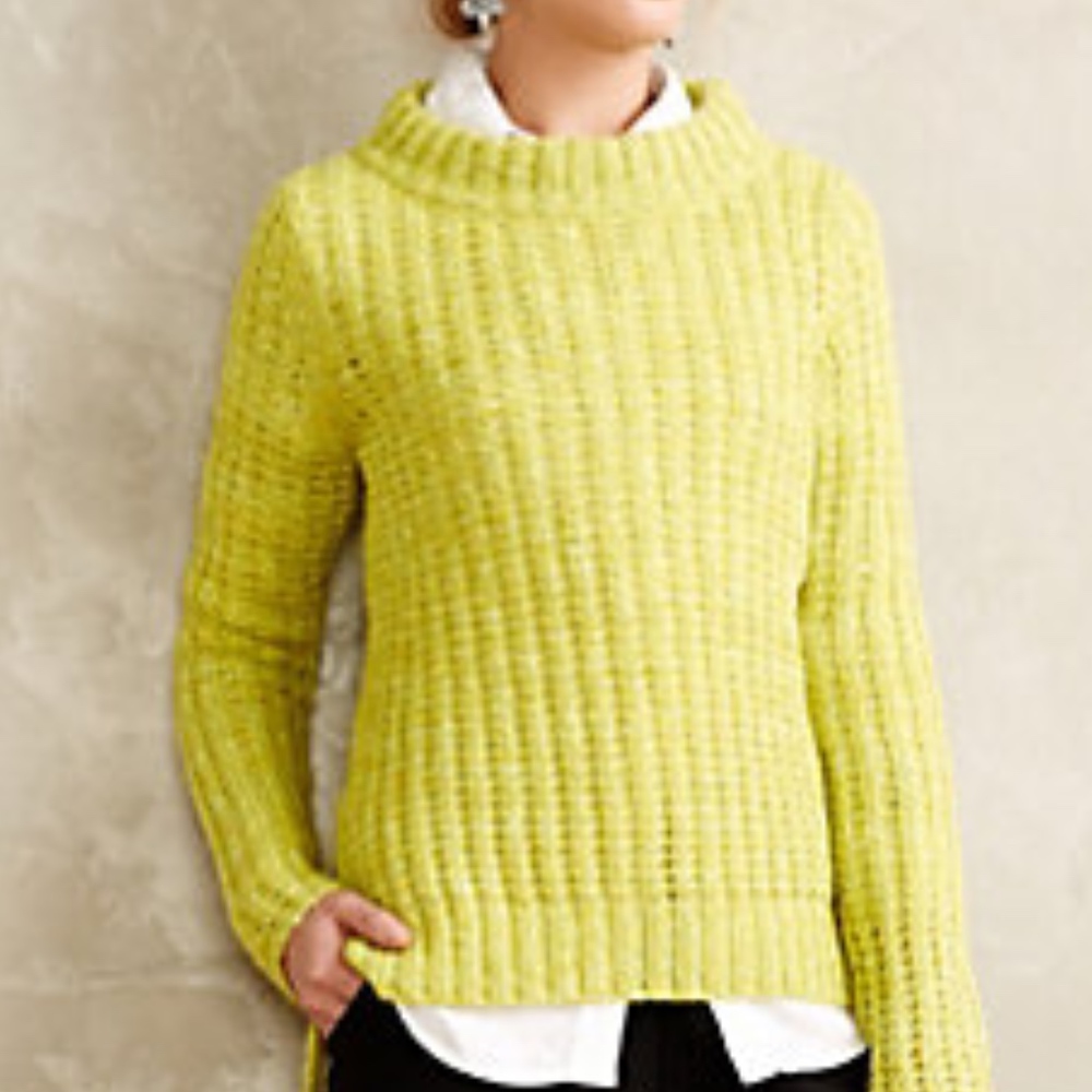 Anthroplogie Popstitch Pullover. XS.